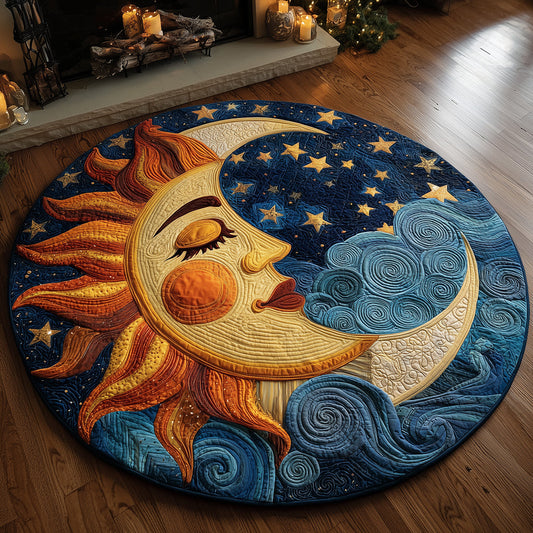 Solar Whisper Quilted Round Mat NCU0TH3330