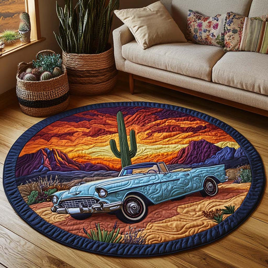 Sonoran Glow Quilted Round Mat NCU0XD298
