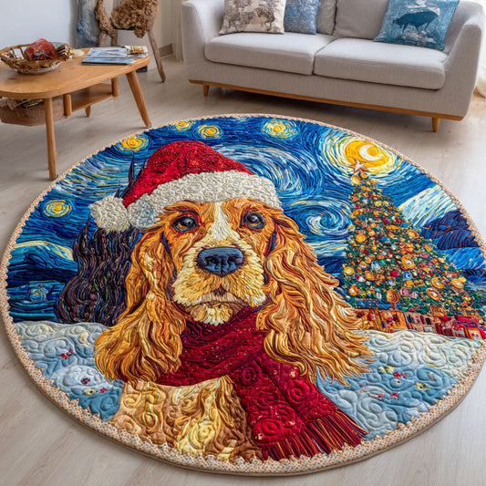 Sparkle Pup Quilted Round Mat NCU0TD865