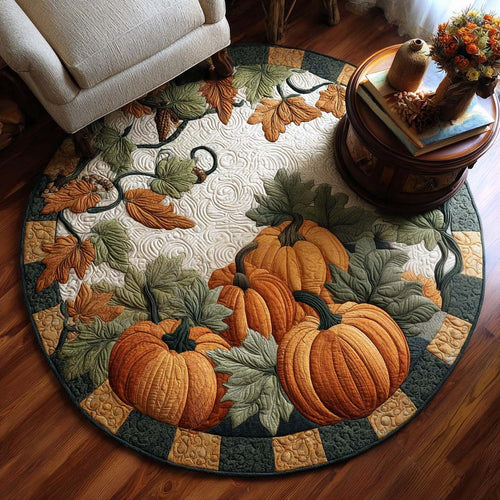 Spiced Lantern Quilted Round Mat NCU0TD062