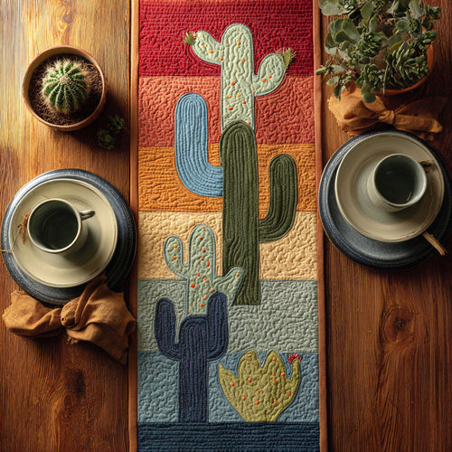 Spiky Chic Quilted Table Runner NCU0PT8838