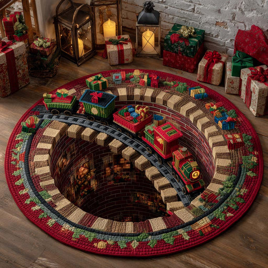 Spiral Express Quilted Round Mat NCU0XD1114