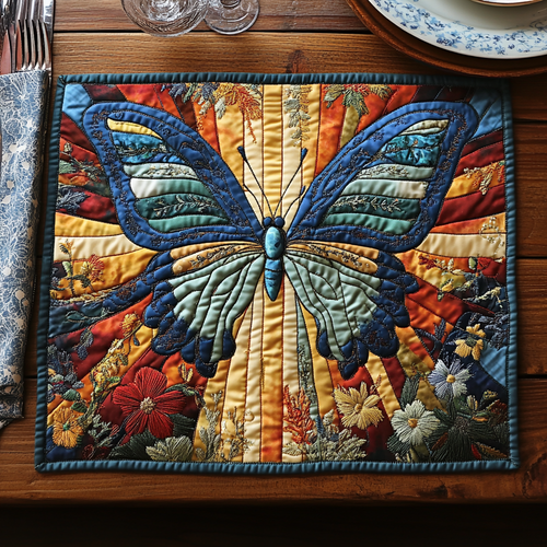 Spring Flutter Quilted Place Mat NCU0DV3233
