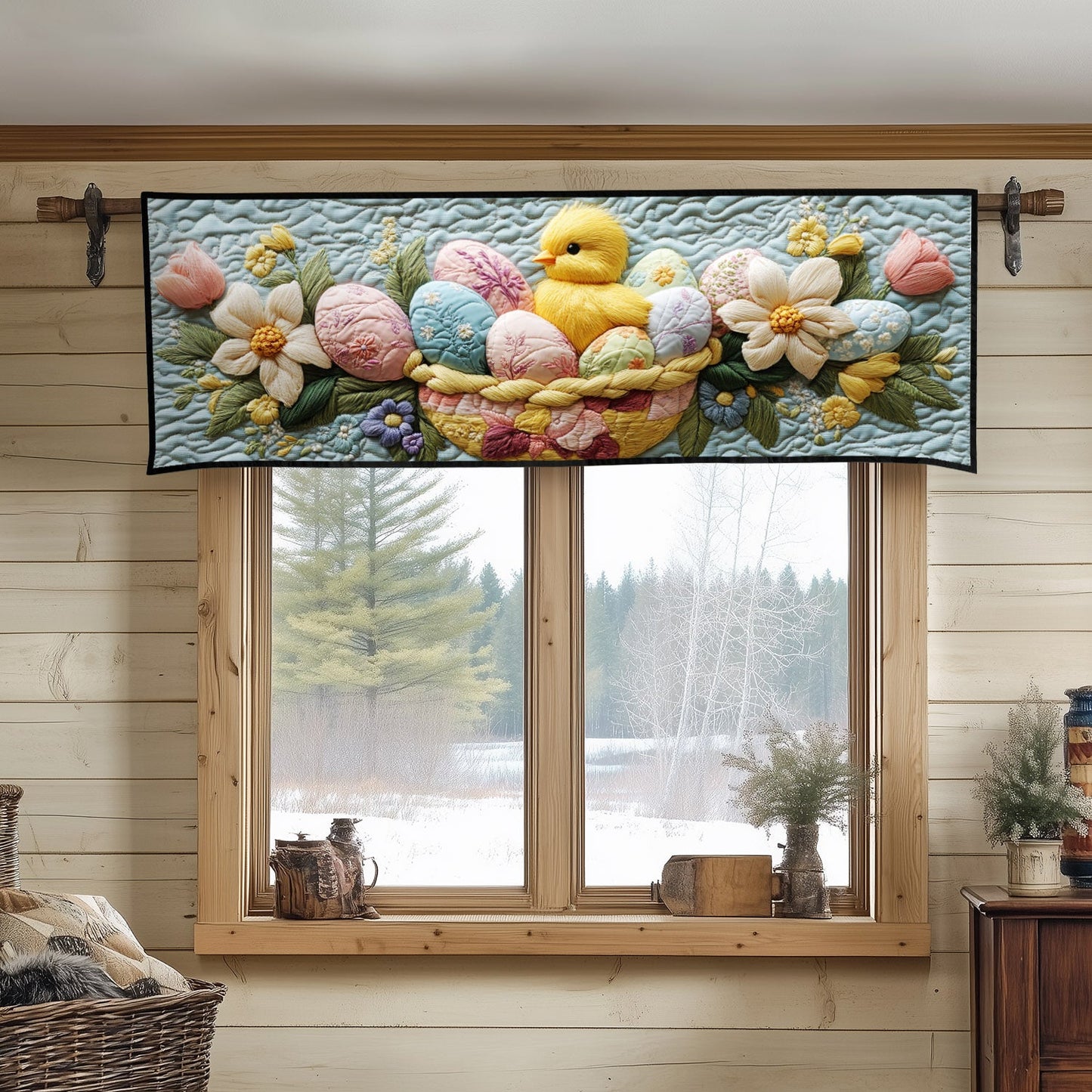 Spring Renewal Quilted Valance NCU0DV3989
