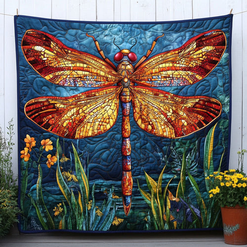 Stained Beauty Quilted Blanket NCU0NT7150