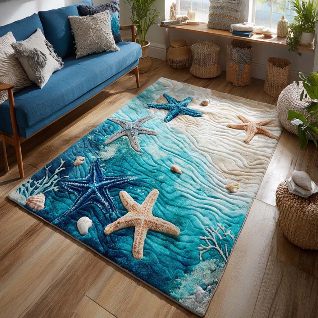 Starfish Shore Area Rug NCU0NT10049