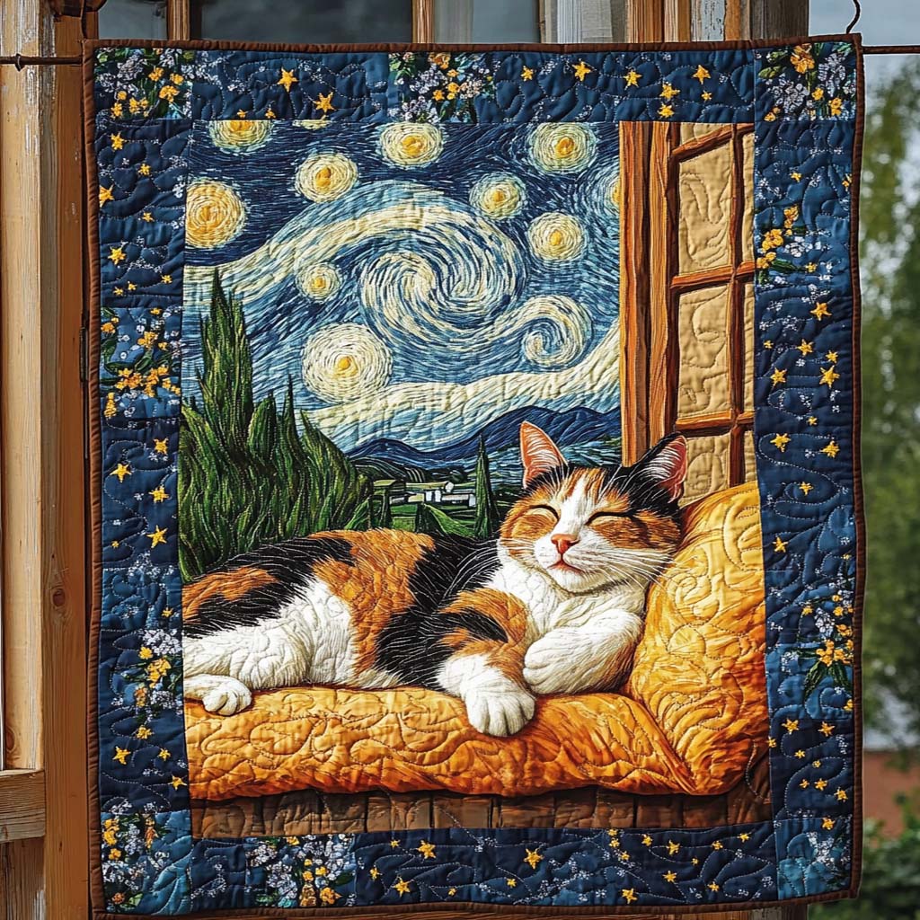 Starry Night Quilted Door Cover NCU0NT10960