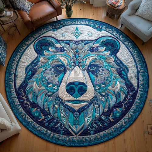 Stone Fang Quilted Round Mat NCU0TD231