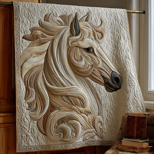 Strong Horse Quilted Blanket NCU0DK8399