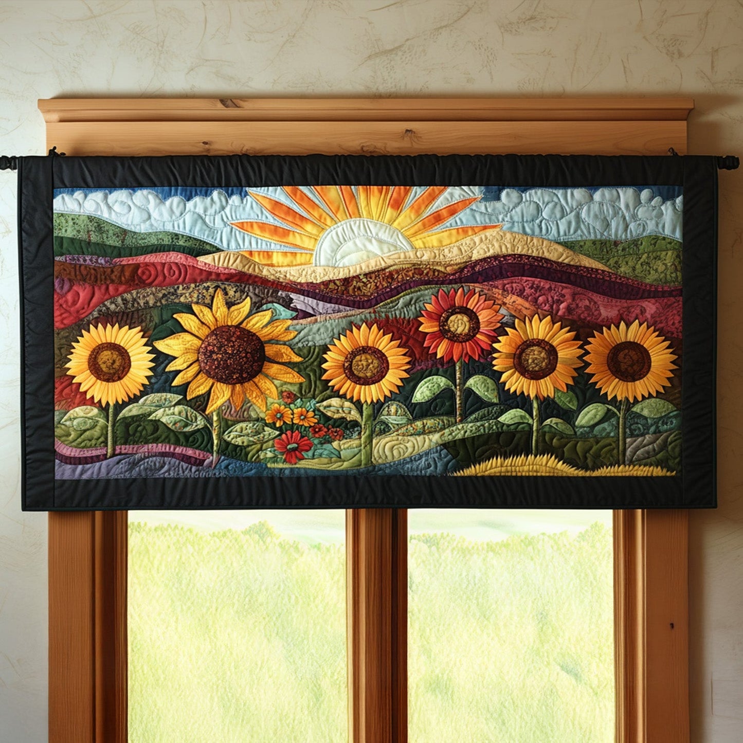 Summer Breeze Trail Quilted Valance NCU0PT5331
