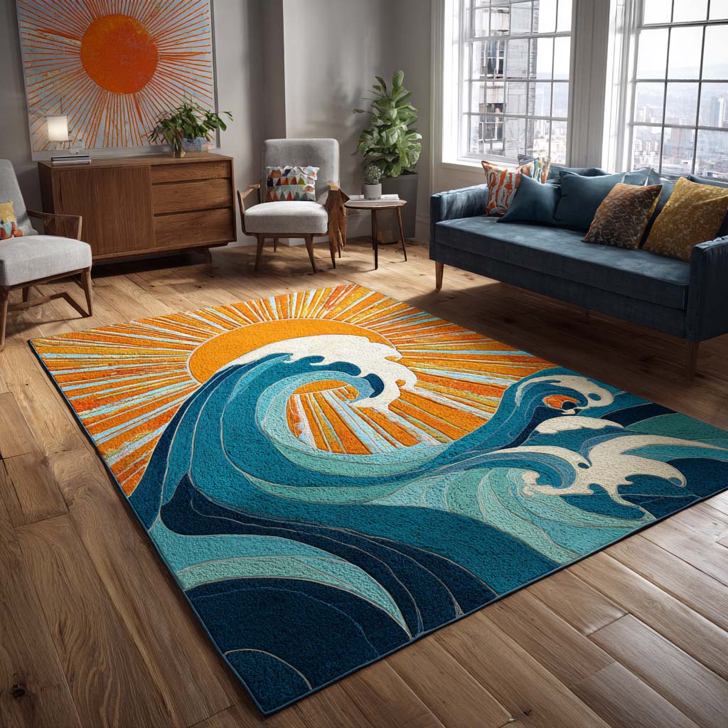 Sun Wave Area Rug NCU0NT10050
