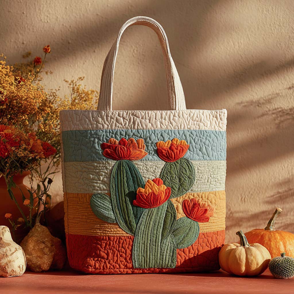 Sundown Mesa Quilted Tote Bag NCU0XD067