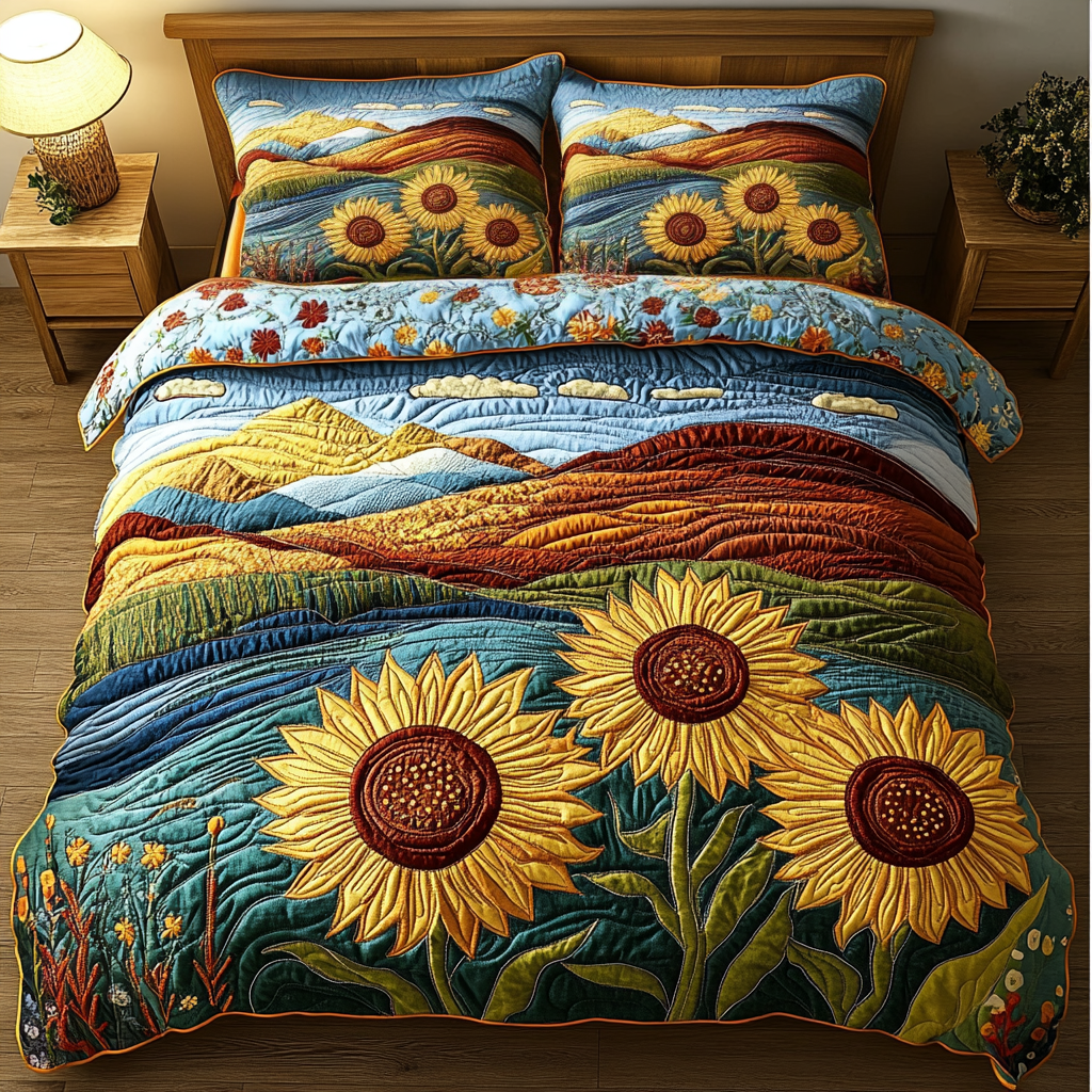 Sunset Bliss Quilted Valance NCU0PVL478