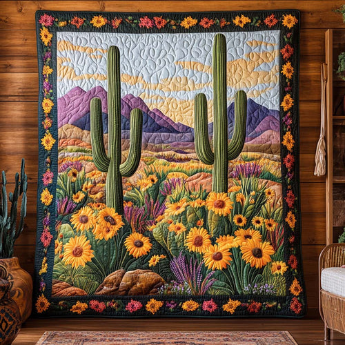 Sunflower Canyon Quilted Blanket NCU0XD257