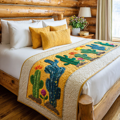 Sunkissed Spines Quilted Bed Runner NCU0PT8608