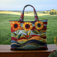 Sunlit Horizon Quilted Tote Bag NCU0PT7991