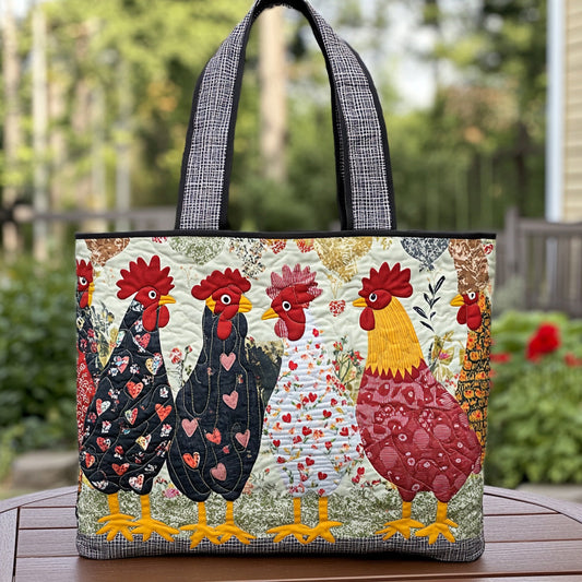 Sunny Side Up Quilted Tote Bag NCU0DV7660