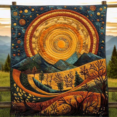 Sunrise Splendor Quilted Blanket NCU0XD105