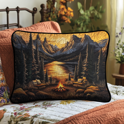 Sunset Camp Quilted Bedding Pillow Case NCU0DK5694
