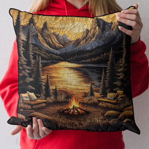 Sunset Camp Quilted Pillow Case NCU0DK5693