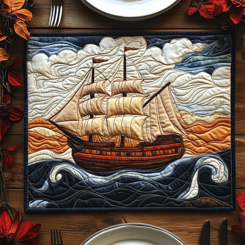 Sunset Sails Quilted Place Mat NCU0DV3034