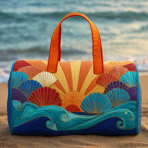 Sunset Seashells Quilted Duffle Bag NCU0NT9680