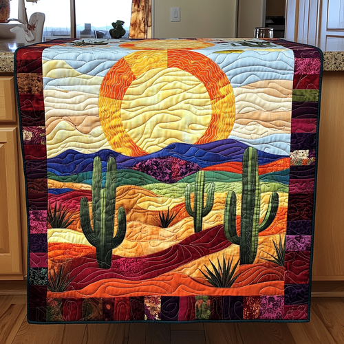 Sunset Serenity Quilted Table Runner NCU0VL1566