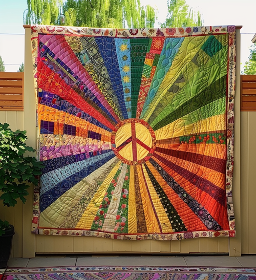 Sunshine Serenity Quilted Blanket NCU0PT095