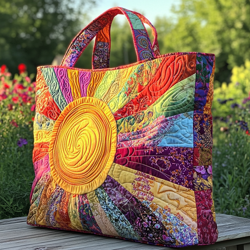 Sunshine Dreams Quilted Tote Bag NCU0VL2808