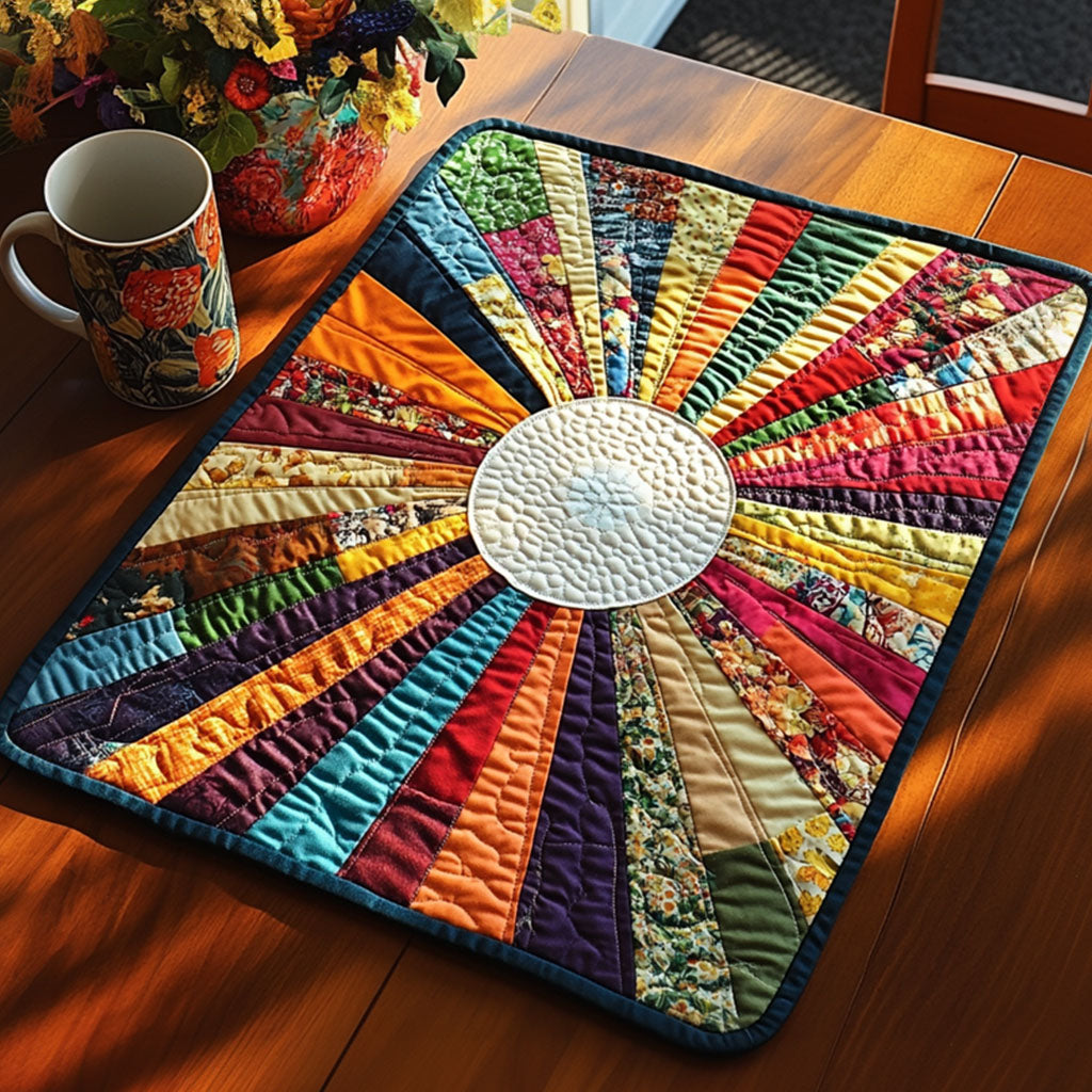 Sunshine Waves Quilted Placemat NCU0NT3444