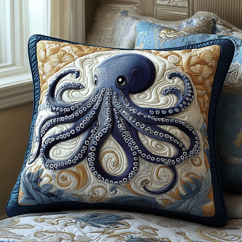 Tentacle Dance Quilted Pillow Case NCU0DV3968