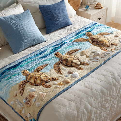 The Peaceful Path Quilted Bed Runner NCU0PT8095