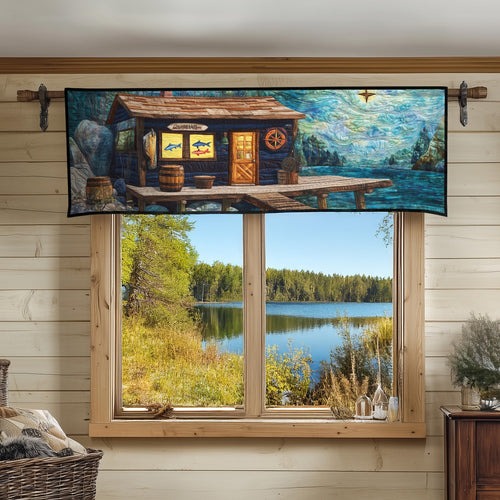 The Timber Cabin Quilted Valance NCU0PT5063