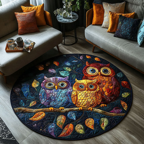 The Wise Guardians Quilted Round Mat NCU0PT5859