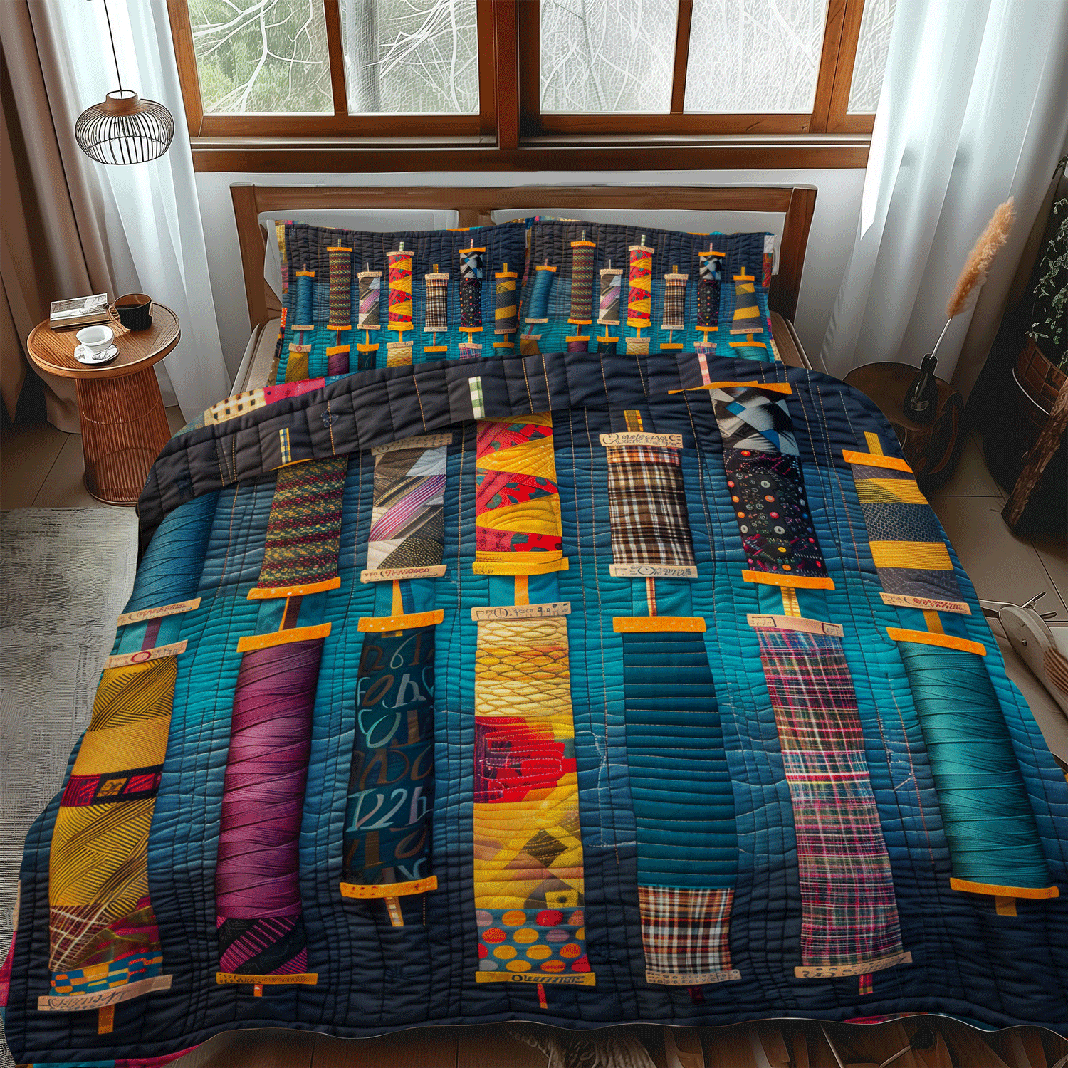 Threaded Beauty Quilted Blanket NCU0TH1289 main image 1