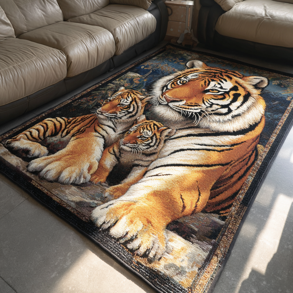 Tiger Soul Area Rug NCU0DK10605
