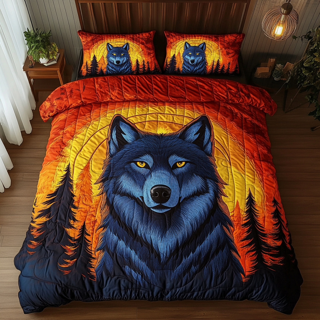 River Roamer 3-Piece Quilted Bedding Set NCU0DDK104