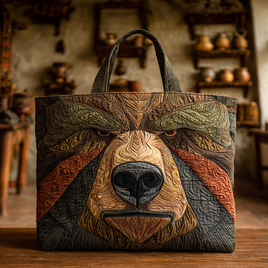 Timber Wander Quilted Tote Bag NCU0PT8723