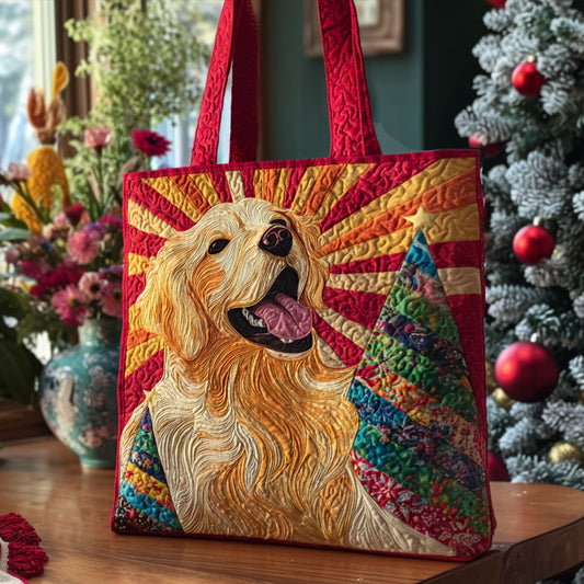 Tinsel Pup Quilted Tote Bag NCU0PT9245