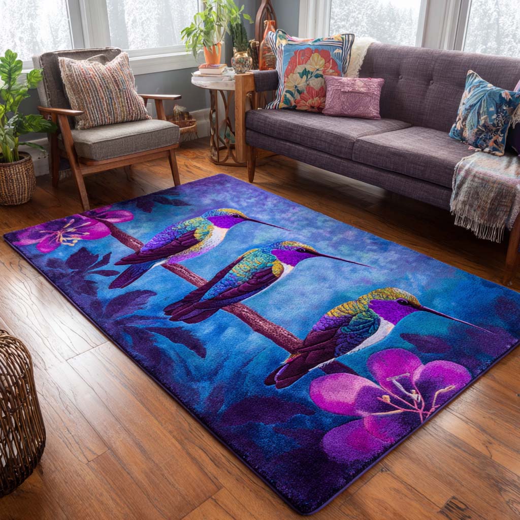 Tranquil Hummingbird Area Rug NCU0NT10075