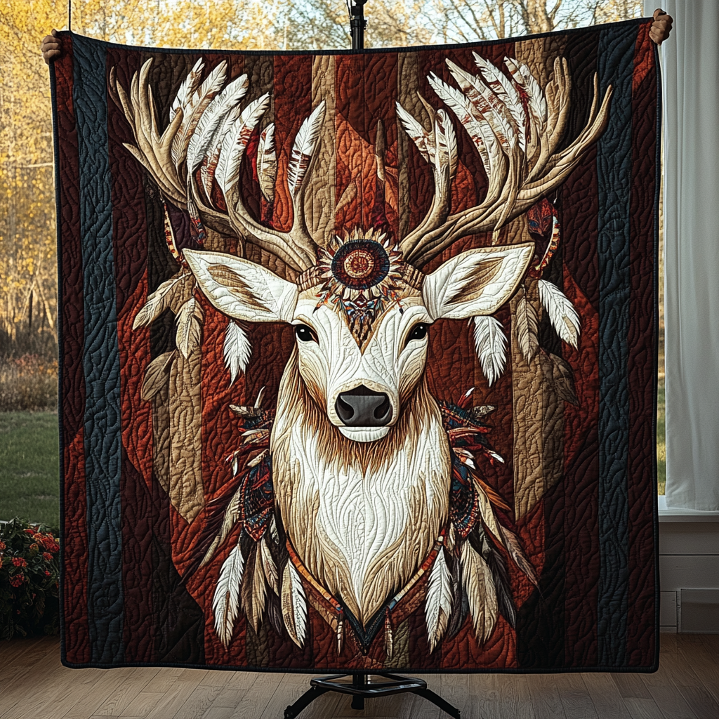 Tribal Majesty Quilted Blanket NCU0VH1597  Vantique