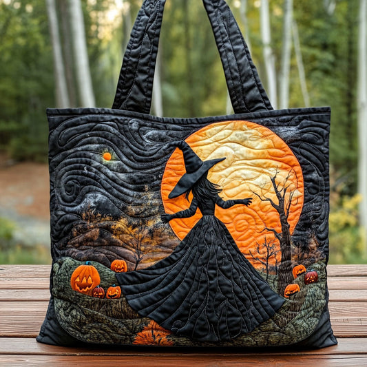 Trick or Treat Lane Quilted Tote Bag NCU0PT8820