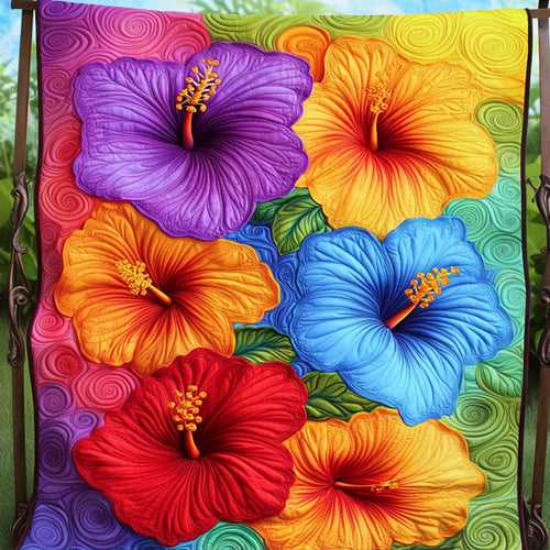 Tropical Bloom Magic Quilted Blanket NCU0NT5734