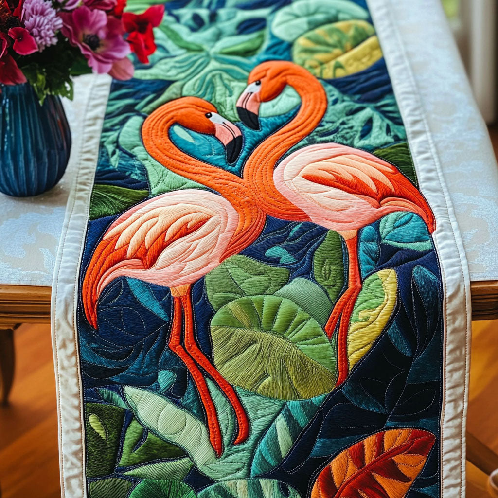 Tropical Bloom CP2705028CL Quilted Table Runner main image 1