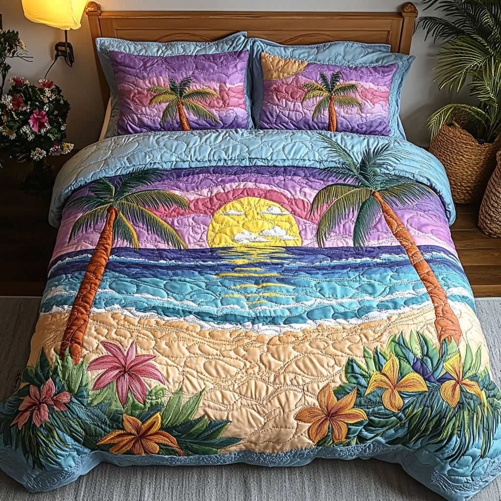 Tropical Dreams Quilted Blanket NCU0TH1397 main image 0