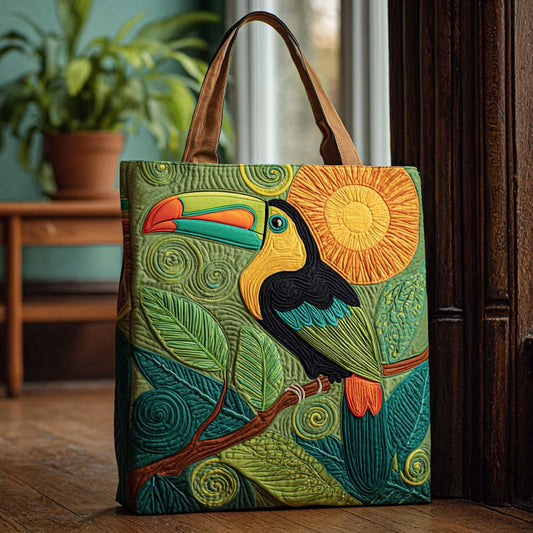Tropicana Toucan Quilted Tote Bag NCU0XD351