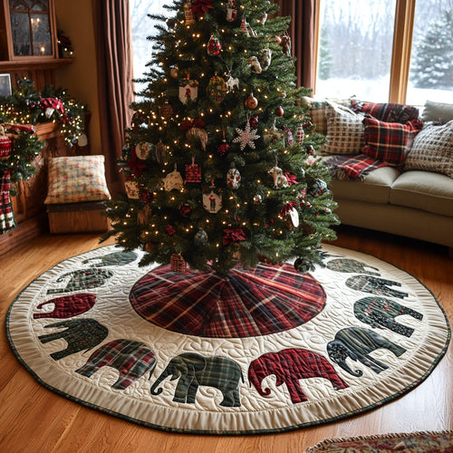 Trunk of Joy Quilted Christmas Tree Skirt NCU0DV7832