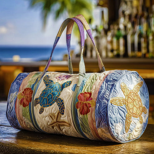 Turtle Journey Quilted Duffle Bag NCU0DV7500