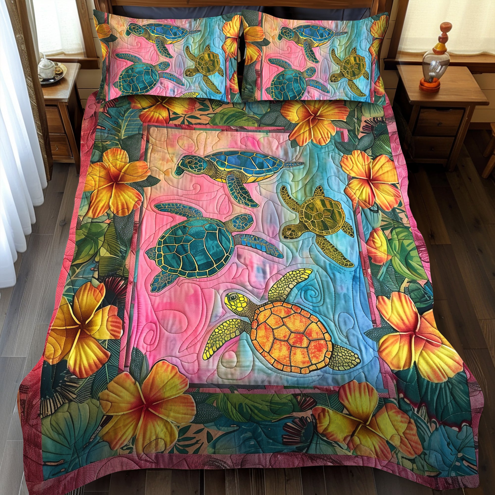 Turtle Reef Quilted Blanket NCU0TL711 main image 1