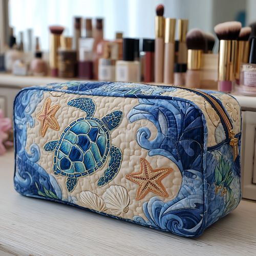 Turtle Shore Quilted Makeup Bag NCU0DK10248